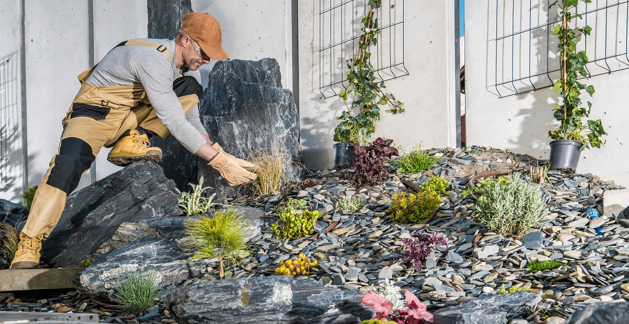 stone landscaping